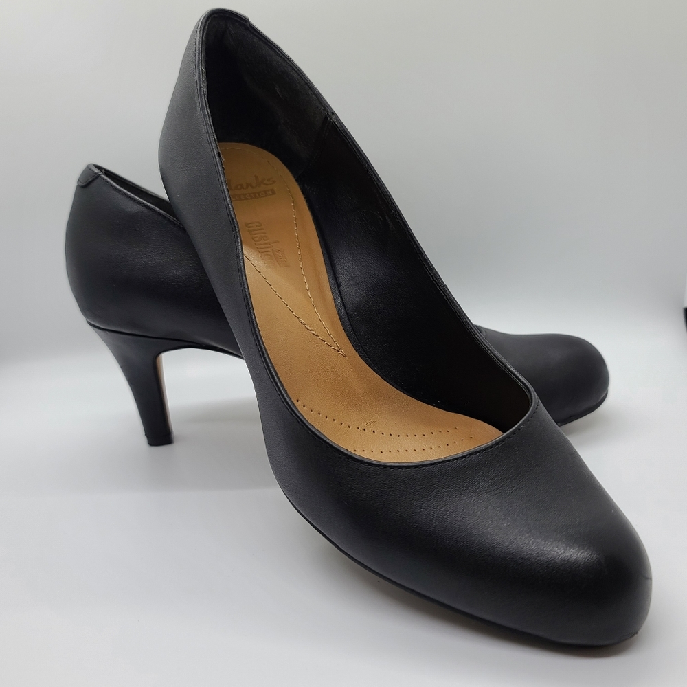 Clarks Arista Abe Black Heels